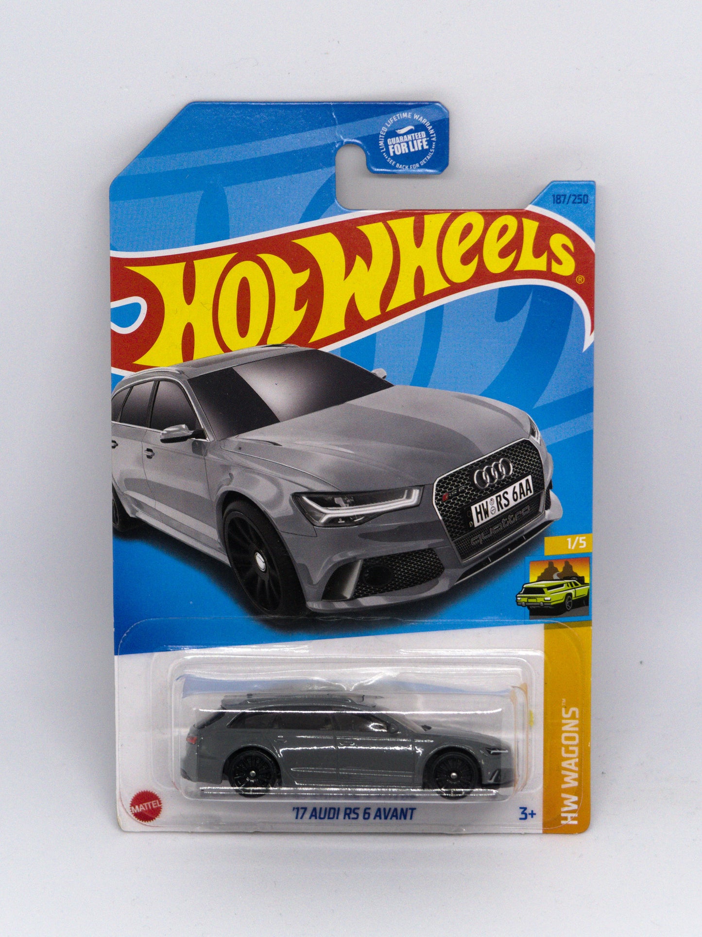 '17 Audi RS6 Avant HW Wagons Dollar General Szary