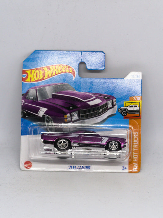 Super Treasure Hunt '71 El Camino Fioletowy - KRÓTKA KARTA *Haczyk