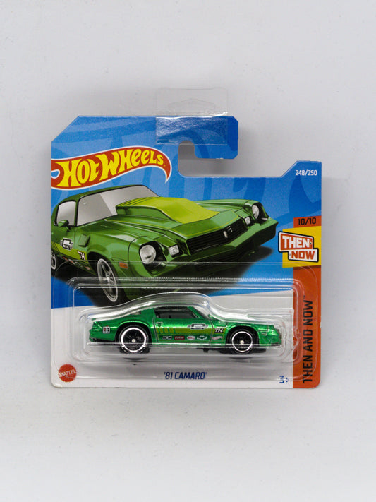 Super Treasure Hunt '81 Camaro Zielony - KRÓTKA KARTA *Uszkodzony